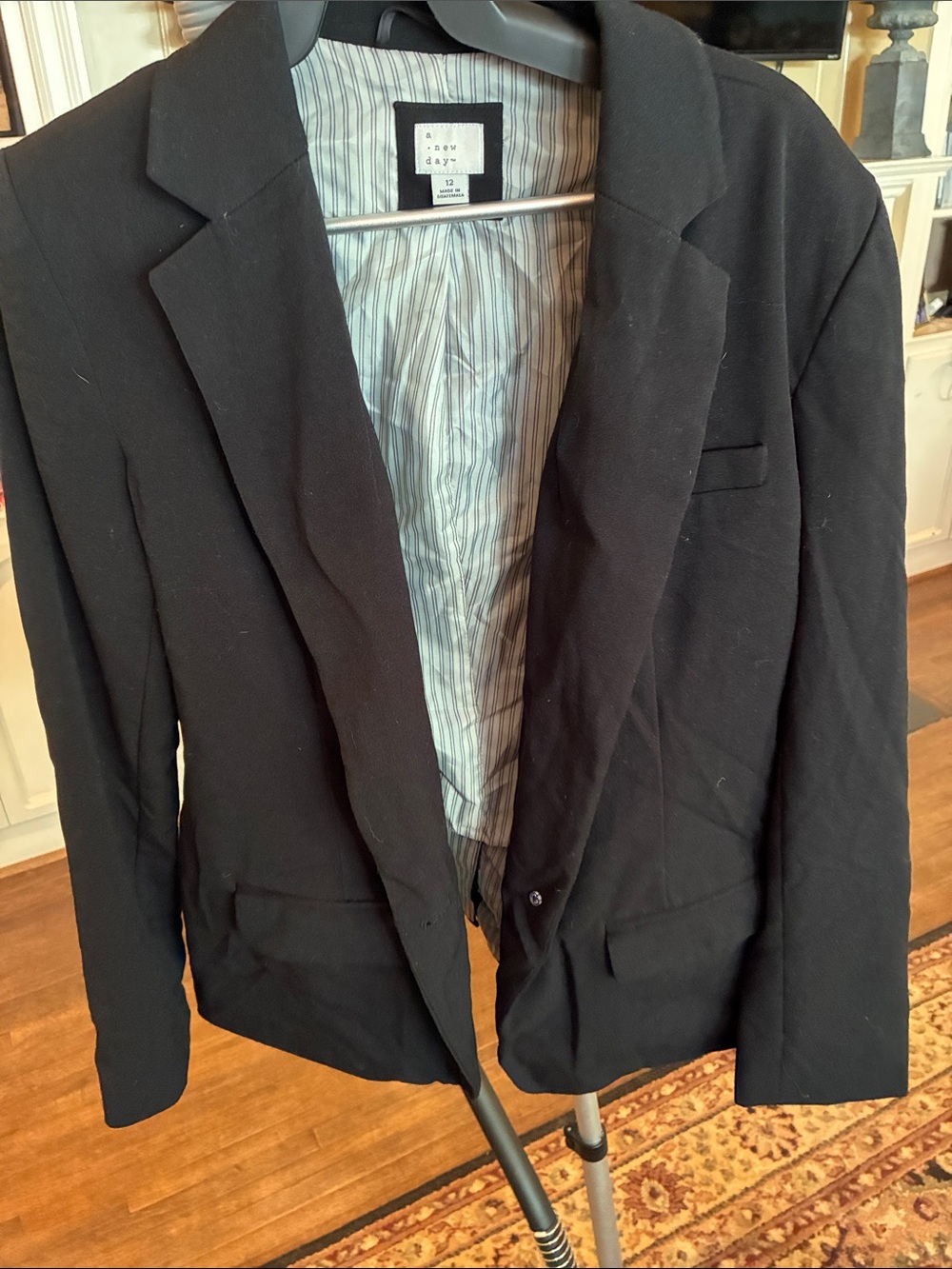a new day Black Single-Breasted Women's Blazer